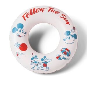 Disney Junk Food Mickey Minnie Mouse Follow the Sun Pool Float New
